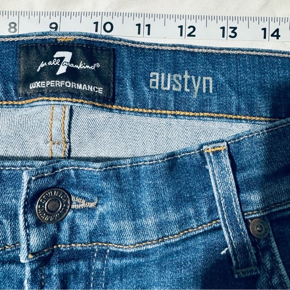 7 For All Mankind Austyn Jeans – Men’s 36 Wardrobe Basic Relaxed Fit Casual - Picture 9 of 10